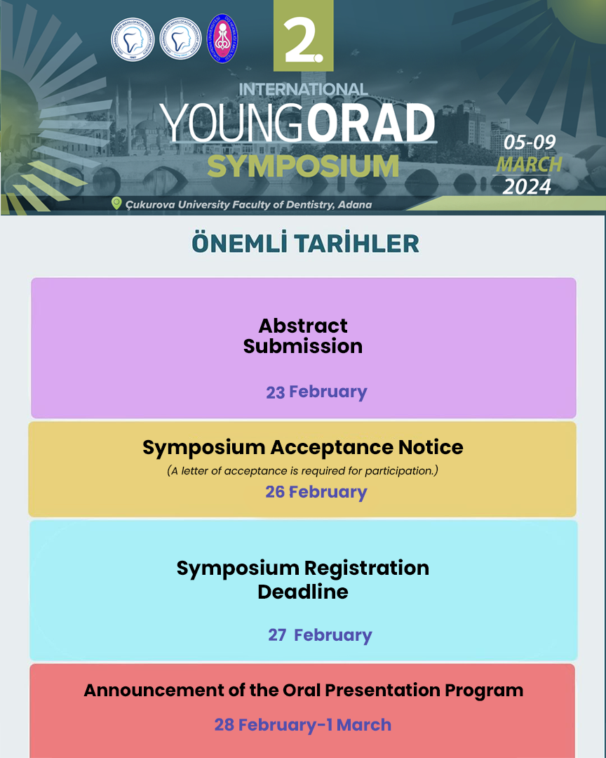 2nd Young ORAD Symposium will be held in Adana!